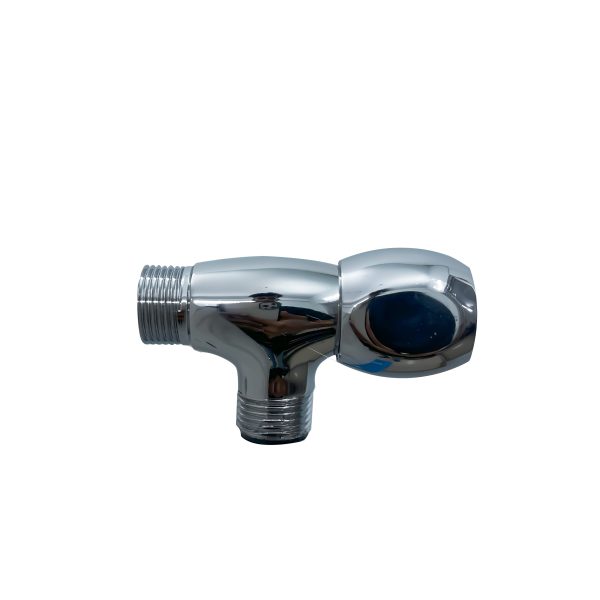 Sanatary Matal 100% Metal Chrome Angle Stop Cock – Heavy Duty Water Control Valve